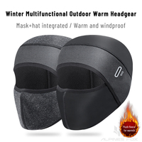 Máscara de Invierno para Motociclismo, Gorro de Ciclismo, Forro Polar, Cortavientos, Protección Facial para Esquí, Gorro Térmico para Ciclismo