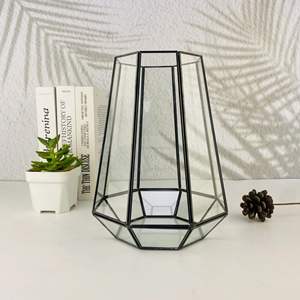 Gelas Terrarium Geometris Emas Tidak Beraturan Grosir untuk Pot Tanaman Sukulen Meja - Product Image 4