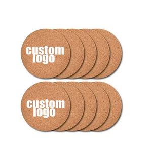 Manteles Individuales Personalizados Antideslizantes de Corcho de 2 mm de Grosor, Posavasos Redondos DIY - Product Image 1