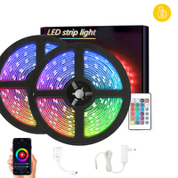 Bande lumineuse Led fluo étanche à 65,6 pieds Cob rvb pour camion, barre de hayon