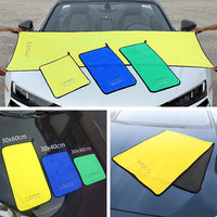 Toalla de Microfibra de Felpa Coral Súper Absorbente para Coche, Paño de Limpieza y Secado de Doble Cara y Secado Rápido para Lavado de Autos