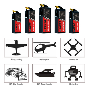 Batteria LiPo HEREWIN 6S 22.2V 5000mAh 100C con Connettore XT60 per Droni FPV, Aerei e Elicotteri - Product Image 6