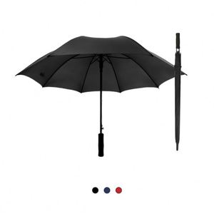 Premium Black Automatic <b>Windproof</b> Business Straight Golf <b>Umbrella</b> for Promotion - Product Image 1
