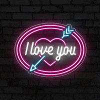 Led Neonlichter personal isierte stilvolle Logo flexible leuchtende Charaktere Einkaufs zentrum Supermarkt Dekoration Neonlichter