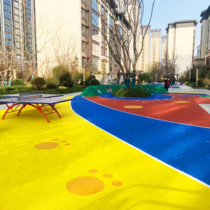 Nhà Máy Bán buôn ướt đổ tổng hợp EPDM hạt cao su trong nhà ngoài trời children's sân chơi EPDM cao su sàn - Product Image 5