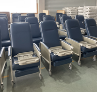 Chaise patiente EU-MC622 de transfusion de bonne qualité pour la chaise âgée de phlébotomie d'hôpital
