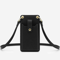 Sac à bandoulière pour femme en cuir véritable de haute qualité avec logo personnalisé, porte-cartes, pochette pour téléphone portable, portable, écologique
