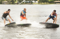 Tubes remorquables disque de surf gonflable rond dispositif aquatique planche de réveil pour enfants et adultes