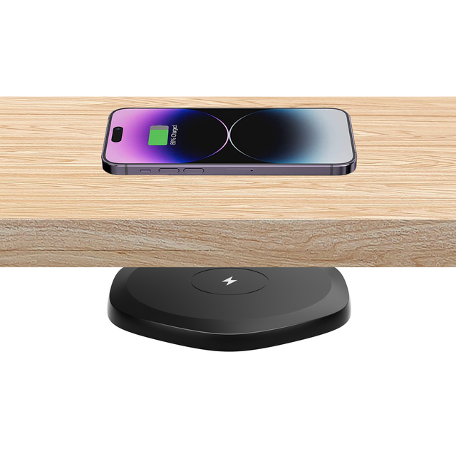 Long Distance 30mm Hidden Table Wireless Charger PC Fireproof Material QC3.0 Mobile Office Kitchen Restaurant Hotel OTP OVP