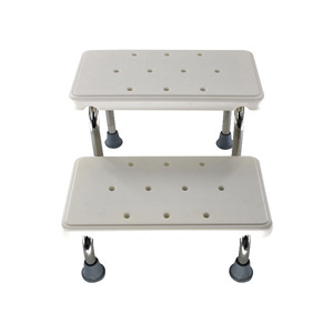 Dakang Bathtub Steps 42x31x53cm Stainless Steel PE Anti Slip Shower <b>Footrest</b> For Bathroom - Product Image 1