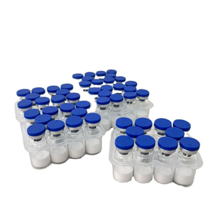 Poudre bleue lyophilisée 99% pureté, peptide de cuivre, matières premières cosmétiques, flacon en verre 2-en-1 jetable, entrepôt américain - Product Image 4