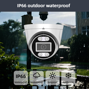 POE 4k 8MP đầy màu sắc HD <span class=keywords><strong>IP</strong></span> Camera DOME Ngoài Trời hai cách âm thanh IR-CUT H264/H265 tầm nhìn ban đêm không thấm nước IP66 CCTV máy ảnh - Product Image 4