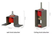 Isolateur acoustique de vibrations au sol et au mur pour les matériaux d'insonorisation des boîtes de nuit