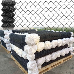 Black Galvanized Diamond Wire Mesh Chain Link Fence Frame Fence Grillage Pour Clture <strong>Champ</strong> - Product Image 3