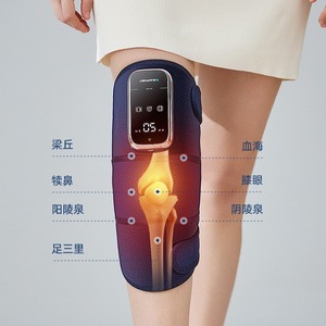 Masseur de genou Lanfeng bleu à compression par airbag, rechargeable par USB, pour usage domestique, usage général - Product Image 3