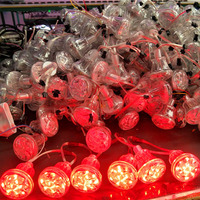Fournisseur de matériel de carnaval, lumières LED cabochon programmables DMX 24V 60mm IP68 RGB, lumières ponctuelles pour manèges, éclairage décoratif pour parcs d'attractions