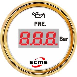 Manómetro Digital Modificado de 52 mm para Yates, Barcos, Autocaravanas y Automóviles, Rango de 10-184 Ohmios, 0-5 Bar, Parte Trasera de Plástico - Product Image 5