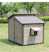 Niches pour chiens en bois massif de qualité supérieure, résistantes aux intempéries, aux UV, isolées thermiquement, anti-poussière, pour chiens de grande et moyenne taille, toutes saisons