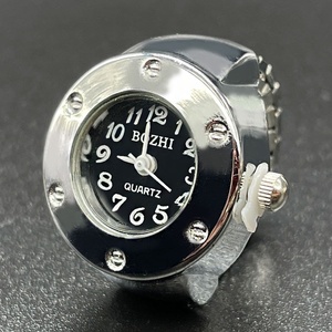 Relojes <span class=keywords><strong>de</strong></span> Anillo al por Mayor - Reloj <span class=keywords><strong>de</strong></span> Dedo Elástico <span class=keywords><strong>de</strong></span> Cuarzo Chapado en Oro y Plata para Reventa, Listo para Dropshipping - Product Image 6