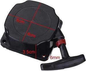 Démarreur universel à rappel en plastique OEM pour moteurs 2 temps, garantie 12 mois, pour balayeuses <span class=keywords><strong>Ryobi</strong></span> RBC40SB/RBC52SB/RBC38SB/RBC52FSB - Product Image 2
