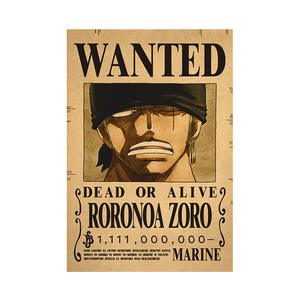 Affiche murale en une seule pièce de 42*29cm, impression numérique, anime Gear 5 <span class=keywords><strong>Luffy</strong></span> Mafia <span class=keywords><strong>Wanted</strong></span> Figure, produit neuf et unique, vente en gros - Product Image 2