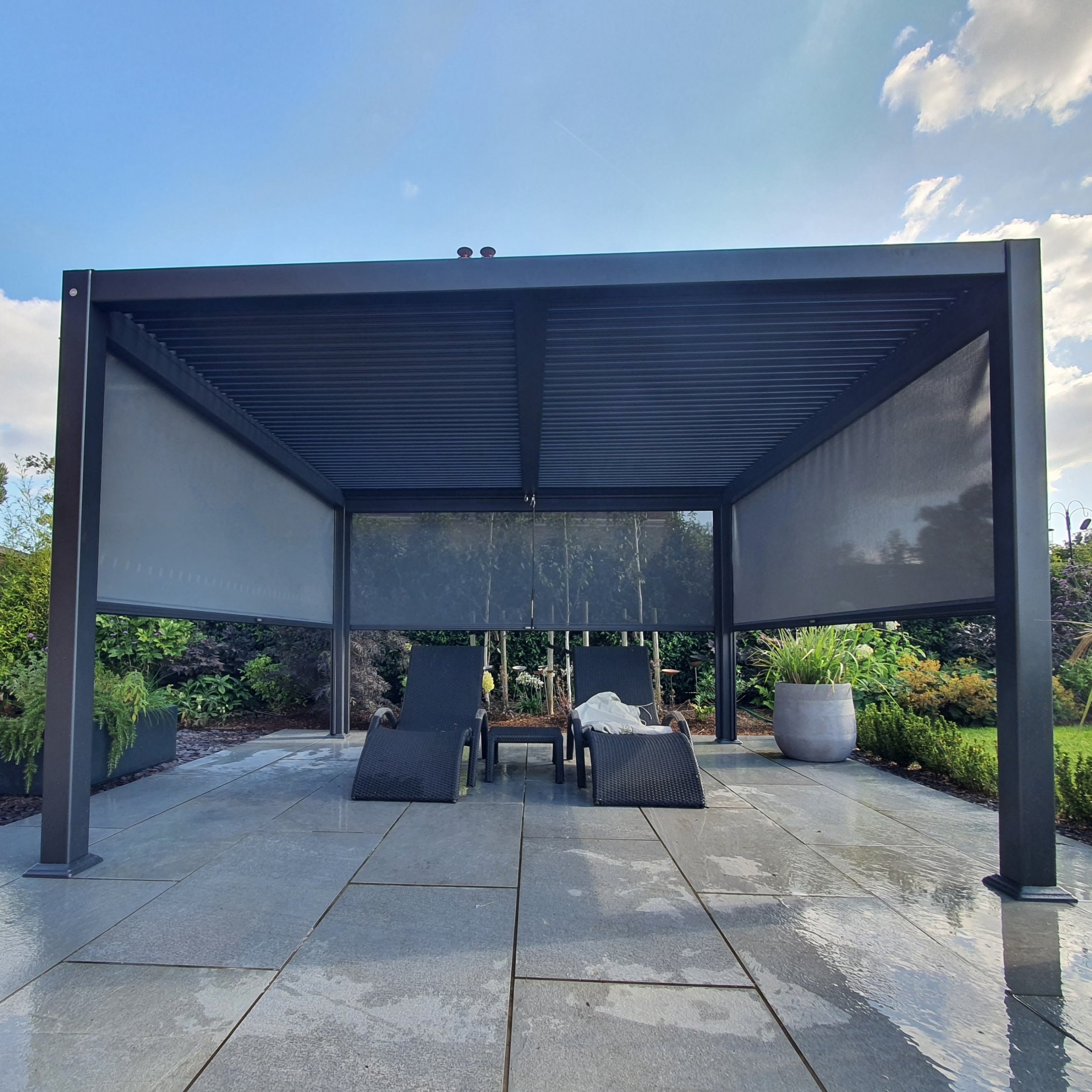 Сезон 2023, алюминиевая беседка, ручная беседка, алюминиевая беседка bioclimatic