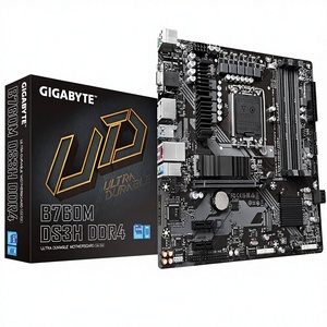 Carte mère GIGABYTE B760M <span class=keywords><strong>DS3H</strong></span> DDR4 Micro-ATX Intel Core 14e/13e/12e génération 6+2+1 Power Phase 2X M.2 PCIe 4.0 2.5GbE LAN Nouvelle - Product Image 1