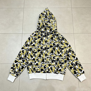 <span class=keywords><strong>Felpa</strong></span> <span class=keywords><strong>con</strong></span> <span class=keywords><strong>Cappuccio</strong></span> da <span class=keywords><strong>Uomo</strong></span> 100% Cotone, Stampa Camo Shark, Oversize <span class=keywords><strong>con</strong></span> <span class=keywords><strong>Zip</strong></span> Intera, Streetwear Casual - Product Image 3