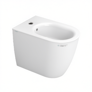 Bidé de Pared Mayka Bianco 55 cm, Bidé de Cerámica Blanca para Inodoro - Product Image 2