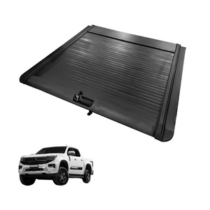 Waterproof Aluminum Alloy Tonneau Cover for Volkswagen Amarok Pickup Truck Retractable Manual <b>Folding</b> <b>Bed</b> Covers Press Locks - Product Image 1