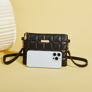 Hot Selling Popular Vintage Water Resistant Lightweight Single Strap PU Phone Lipstick Crossbody Pouch <b>Small</b> Shoulder Tote <b>Bags</b> - Product Image 2