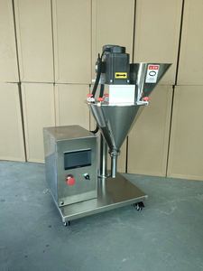 Machine de remplissage semi-automatique à vis sans fin pour poudre sèche, économe en énergie, avec micro-<span class=keywords><strong>doseur</strong></span> pour pots et sachets - Product Image 5