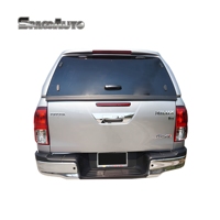 Châssis de camionnette en alliage d'aluminium/fibre de verre avec auvent de service et plateforme de rangement, boîte de rangement en aluminium pour camionnette