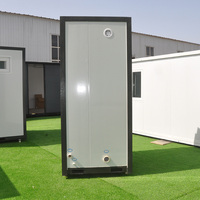 Toilettes portables individuelles sur mesure pour usine, cabine de toilettes mobile préfabriquée, toilettes sanitaires publiques extérieures pour camping et parcs
