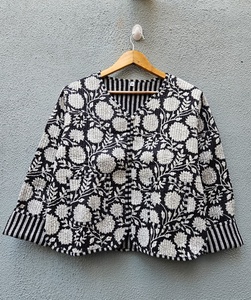 2026 Hot Sale Handmade Cotton Quilted Jacket Floral Pattern Casual <b>Boho</b> Style for Women Winter Coat Soft - Product Image 1