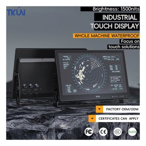 Sản phẩm mới 21.5 inch IP65 không thấm nước cảm ứng công nghiệp Màn hình Màn hình 1500nits ngoài trời biển LCD hiển thị cho công cụ tìm cá - Product Image 6