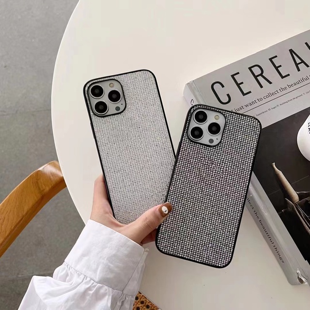 Luxury Shiny and Bling Rhinestone Diamond Phone Cover TPU Diamond Phone Case for iPhone 13 14 Pro Max