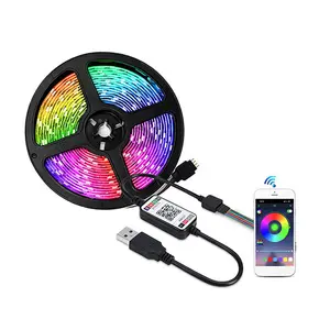 High quality 12V RGB 7mm width led strip 60piece leds per meter with stock