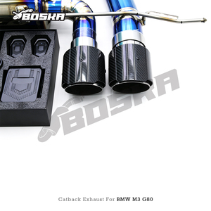 ท่อไอเสียวาล์วทรอนิกส์จากโรงงาน พร้อมท่อ Z สำหรับ BMW M3/M4 G80/G82 M2 G87 S58 3.0T ปี 2021-2024 Ti Exhaus Equal Length MidPipe - Product Image 6