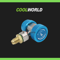 Connecteur rapide pour réfrigérant R134A, adaptateur de raccord rapide haute et basse pression pour climatisation