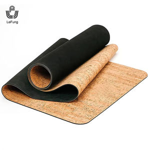 Tapete de Yoga para Niños de 5 mm, Antideslizante, de Caucho Natural y Corcho Ecológico, con Logotipo Personalizado, Naranja, Regalo Promocional Personalizable - Product Image 6