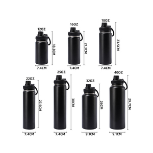 Oem biểu tượng tùy chỉnh 12oz/16oz/18oz/22oz/25oz/32oz/40oz thép không gỉ chân không cốc nhiệt thông minh thể thao chai nước với nắp - Product Image 2