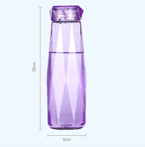 Botella de <span class=keywords><strong>agua</strong></span> de <span class=keywords><strong>cristal</strong></span> para viaje, tetera deportiva para acampar, senderismo, regalo de diamantes - Product Image 6
