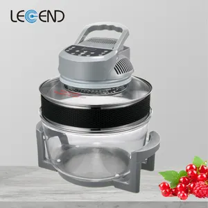 12 Liter oil free healthy microwave digital halogen oven with visual glass bowl