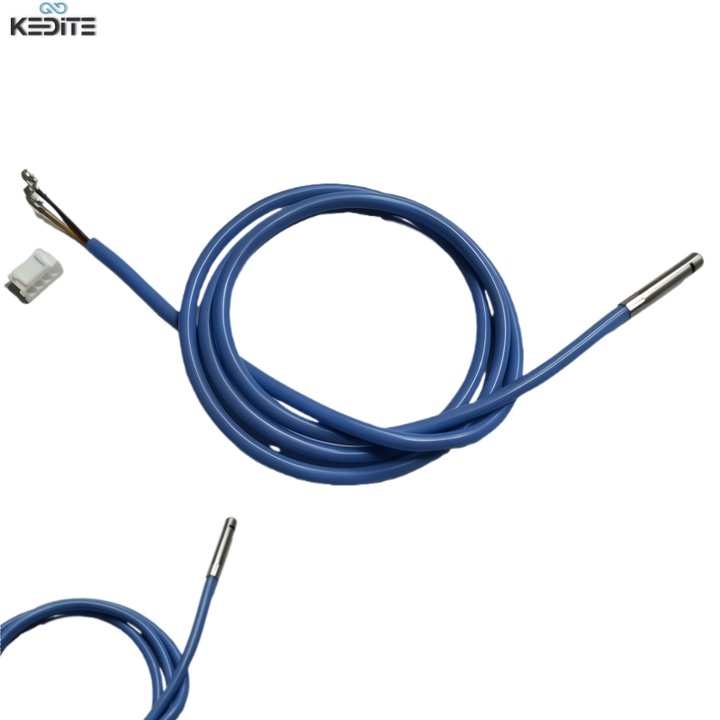 PT1000 Temperature Sensor with Silicone High-Temperature Cable and ...