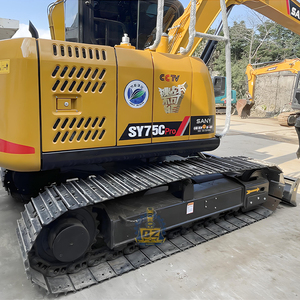 Mini-excavatrice SANY d'occasion SY75, 7 tonnes, avec moteur et transmission, fonctionnement confortable, origine Chine - Product Image 3