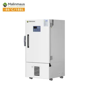 Malinmaus 188L -86C Menos 86 Graus ultra baixa temperatura compacta vertical ULT laboratório vacina freezers médicos