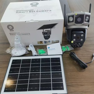 Caméra solaire PTZ 4G V380pro extérieure, vidéo en continu, panneau solaire 8W, vision nocturne IP66, caméra de sécurité CCTV PIR - Product Image 6