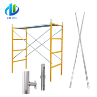 Andamio plegable de segunda mano para pared, accesorios de metal portátil, material de segunda mano, lista de nombres, sistema de fama, precio en venta