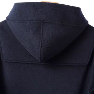 Wholesale Customized High Quality <strong>Men's</strong> Jackets New Casual Trench <strong>Coat</strong> And <strong>Duffle</strong> Wool In Plus Size With Button Closure - Product Image 3